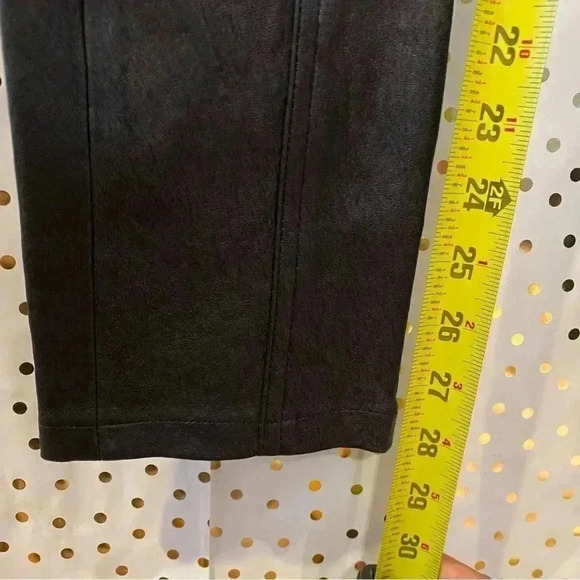 Vince Black Leather Jeans - Picture 9 of 12